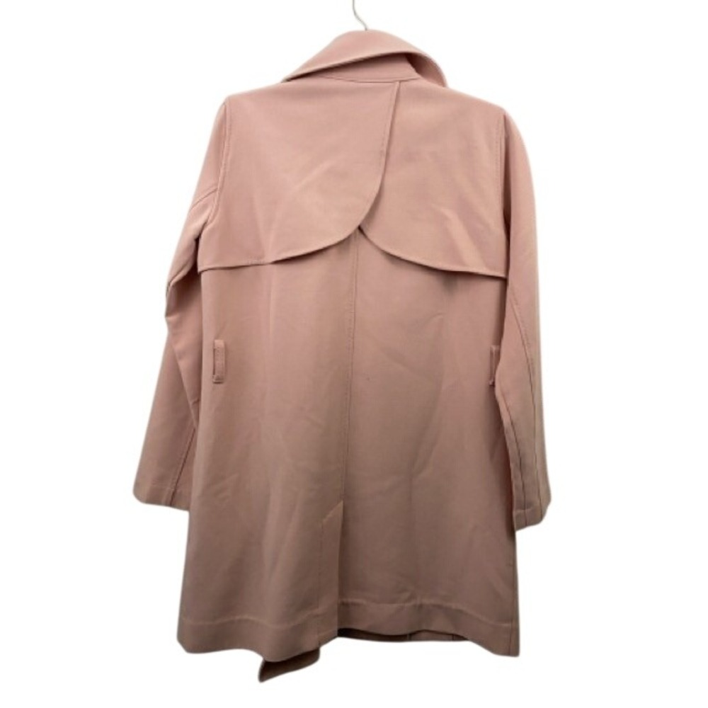 Abercrombie & Fitch Pink Double Breasted Trench Coat Women Small Blush Jacket - Picture 2 of 10
